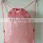 Pink Pretty Image Drawstring Backpack for Girls