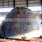 hot stamping steel hemisphere split head dome end cap for steam boiler