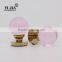 Pink Gilded Zinc Alloy Ball Style Bedroom Glass Door Lock