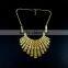 18inch retro antique gold chic engraved vintage metal collar chunky choker statement necklace,fashion jewelry 6350173