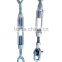 Construction turnbuckles, closed body turnbuckles