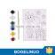 13x18cm Kids Canvas Panel Set With Paints and Brush