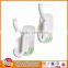 durable stable white adhesive plastic ABS towel wall hooks
