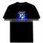 china wholesale custom t shirt printing custom led light t shirt/light shirt