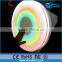 newely design round RGB color changing rechargeable interactive iIllusion lighted disco dance floor