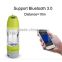 Music glass bottle combo Bluetooth Speaker 400ml portable outdoor sports bottle