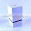White Gold Foil Embossed Cosmetic Paper Box With EVA Foam