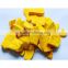 Dried fruit of yellow peach strips freeze-dried style