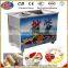 2015 Flat Pan Frozen Yogurt Real Fruits Stir Ice Cream Rolls Machine