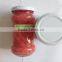 Glass-bottle pink and white presreved ginger