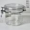 2016 wholesale plastic clip lid hermetic jar for honey