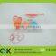 Clear PVC transparent business card printing with qr code