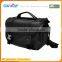 Convertible messenger bag water resistant digital slr camera bag with modular separation panels