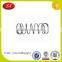 ISO9001 custom deformed nickel plated stainless steel wire compression spring