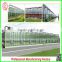 Hard and durable steel profiles polycarbonate sheet greenhouses for sale