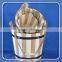 wholesale top grade antique wooden rice bucket