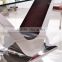 Hot Sale Table Home Furniture Stainless Steel Triangle Glass Dining Table TH390
