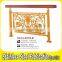 Floor Mounted Indoor Stairs Carving Decorative Aluminum Railing