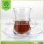2016 Popular small clear italian coffee cups and saucers set
