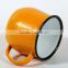 china promation customized enamel mug & personalized enamel camping mug