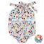 Arrow printing cotton summer baby clothing children boutique sleeveless baby summer bubble romper