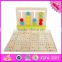 2017 new design educational wooden toddler learning toys W12F018