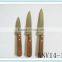 2015 Wooden handle steak knife,3pcs bread knife set