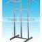 Two Side White Shoes & Garment Display Rack