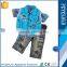 Petelulu brand t shirt boy clothing set design british style kids outfit