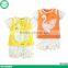 100% Cotton Children Clothing Set for Baby Girl Wholesale High Quality Baby Clothes