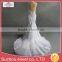 Backless White Chiffon Wedding Dress for Bride