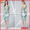 Sleeveless Summer Sexy print Slim Women's Business Suit