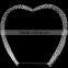 Optic Crystal Glass Blank Heart Iceberg For Souvenirs Office Decoration JKC-0097