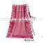 China towel factory custom colorful terry fabric cotton beach towel