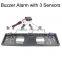 3 Mins Installation European License Plate Rear Parking Sensor Buzzer Alarm