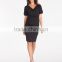 hot sale wholesale bodycon black keyhole sleeve women's pregnant dress