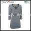 T056-3545RR OEM Stripe Navy T Shirt Dress T Shirt Wholesale