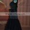 IN STOCK Black Off-The-Shoulder Sleeveless Party Dress Short Prom 16 Dress Evening Dress SE03