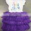 Elsa summer tutu 3 year old girl dress FGCC-1006