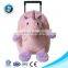 Beautiful Purple unicorn school bag plush toy for kids Wholesale custom cute stuffed soft plush unicorn backpack