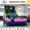 single lane 0.55mm PVC tarpaulin inflatable dry slide for kids climbing