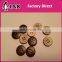fashion styles buttons laser high quality 2/4 holes natural Coconut buttons