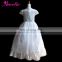New Design Flower and Logo Embroideried First Communion Girls Dress