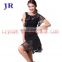 Popular glittery one-piece latin dance dress L-7012#