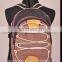 Elegant with Cage Lash Canvas Hemp Backpack HBB 0007
