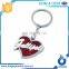 Cool Different Countries Metal Decoration Mustache Key Holder Keychain