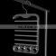 High standard acrylic plastic clothes hanger clearacrylic clothes hanger