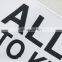 High quality embroidery patch letter square applique