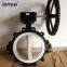 INVCO DN40-DN400 lug type butterfly valve with handle ,butterfly valve for oil and gas