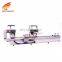 Double head upvc pvc profile window cutting saw machine